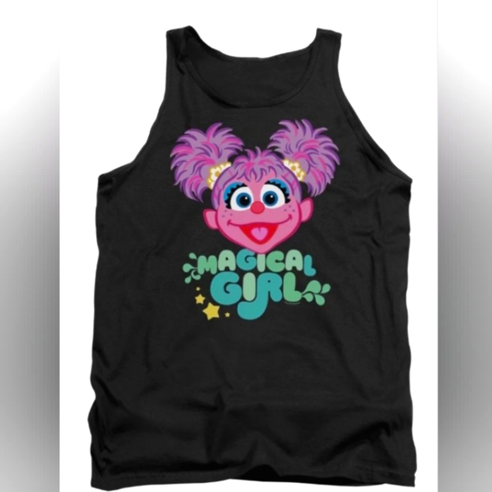 Adult Sesame Street Scribble Head Tank Top